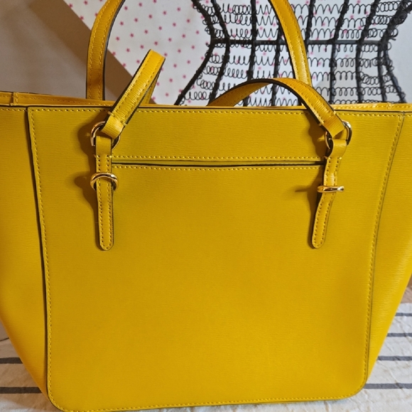 Lauren Ralph Lauren Vibrant Yellow Shoulder Bag - Picture 3 of 16